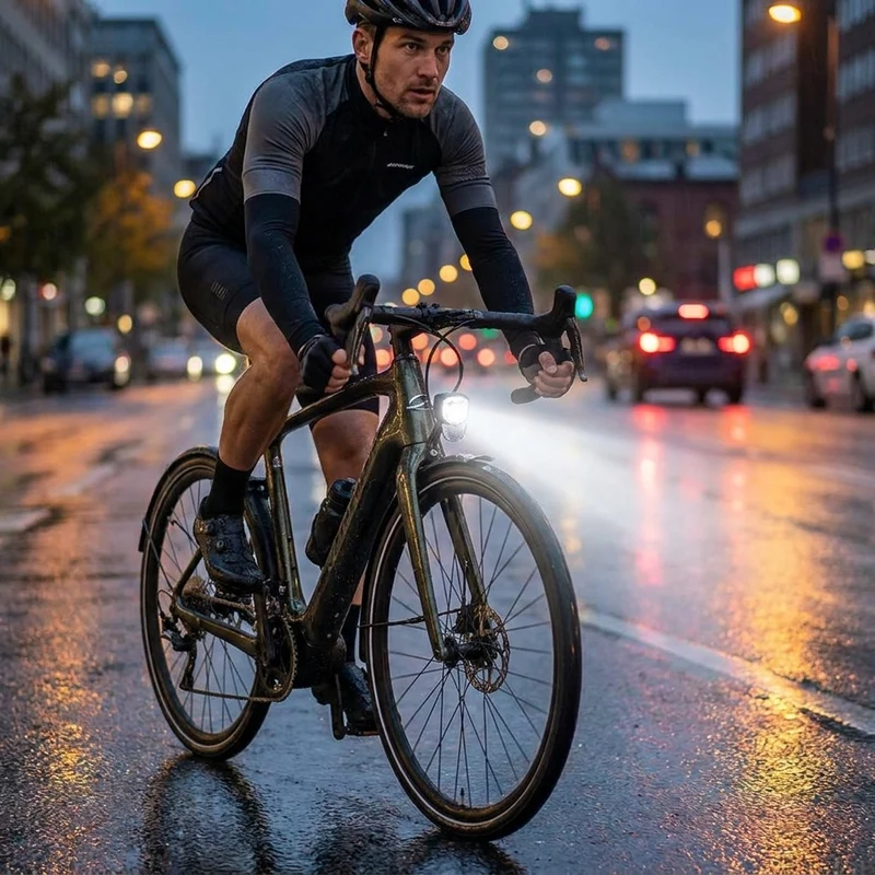 LITEMOVE Frontlicht RX-E50 Gabelhalterung kompakt - starke Ausleuchtung für E-Bikes