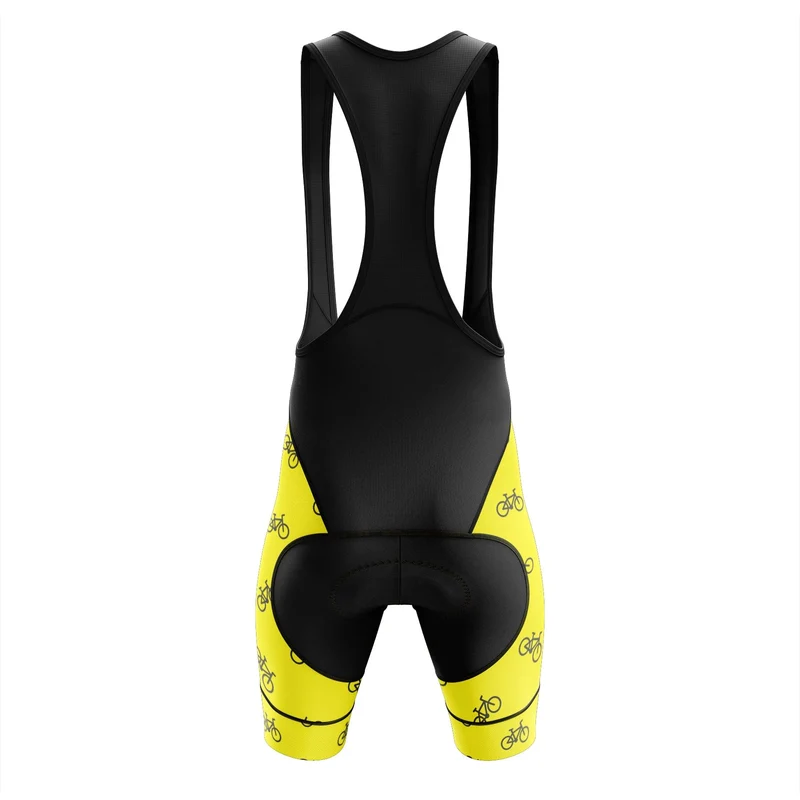Yellow Cycling Bib Shorts VP8