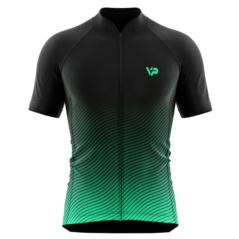 Wave Cycling Jersey - Turquoise