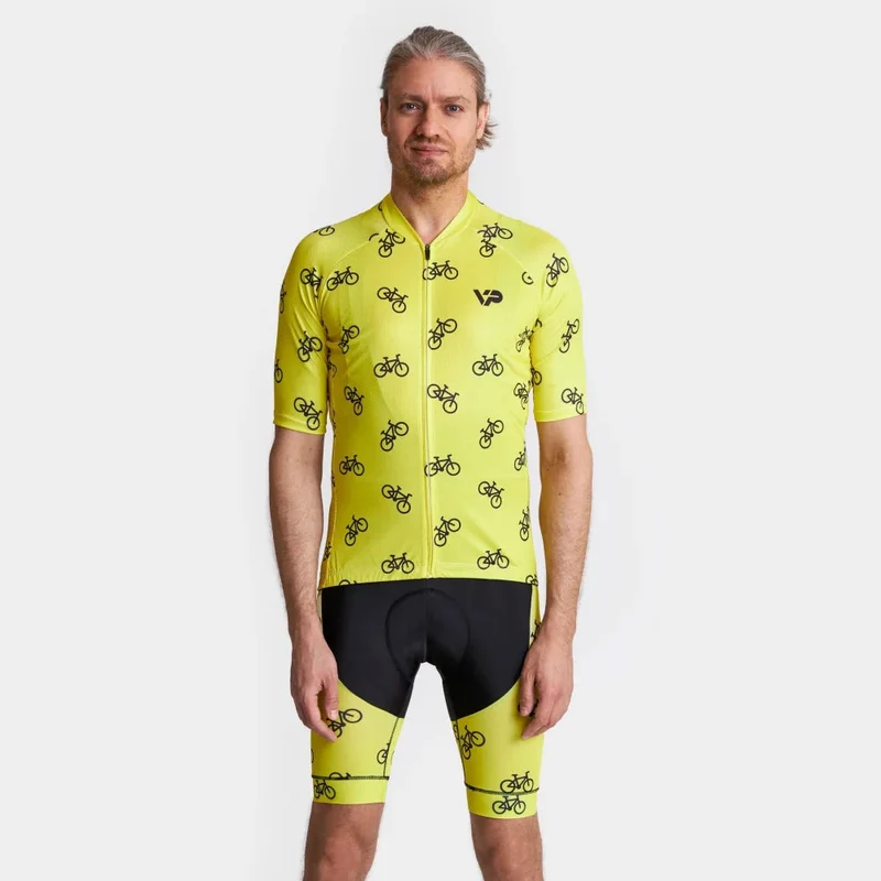 Yellow Cycling Jersey VP8
