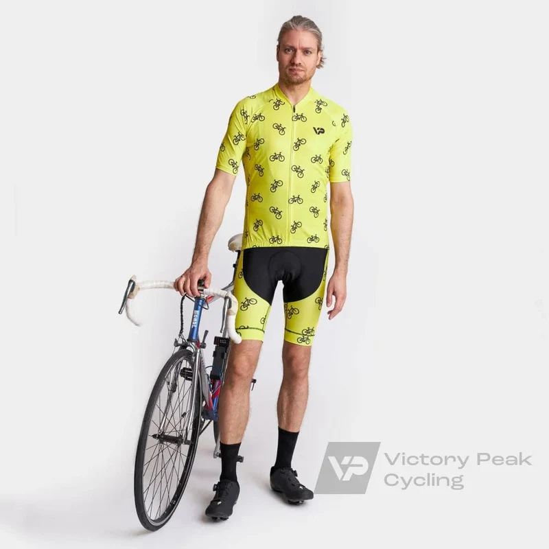 Yellow Cycling Jersey VP8