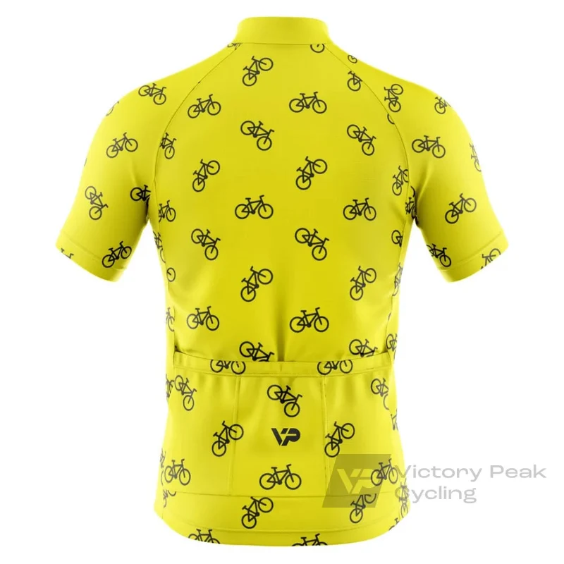 Yellow Cycling Jersey VP8