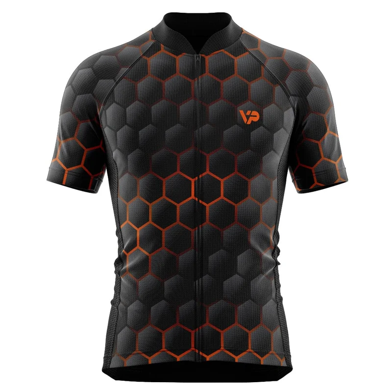 Hexagon Cycling Kit - Orange