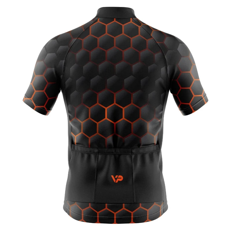 Hexagon Cycling Kit - Orange