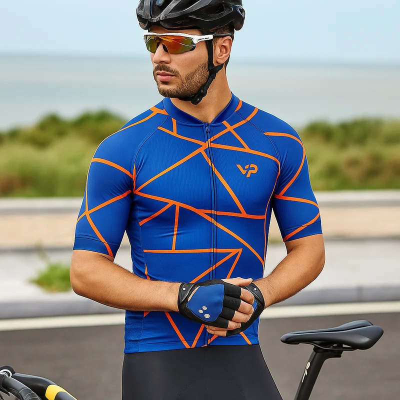 Blue Cycling Jersey VP6
