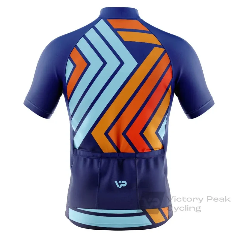 Blue Orange Cycling Jersey VP5