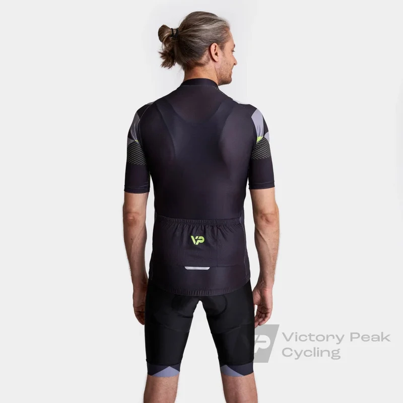 Black Cycling Jersey VP1