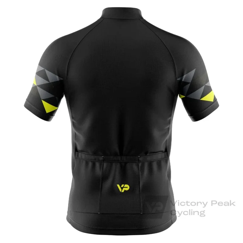 Black Cycling Jersey VP1