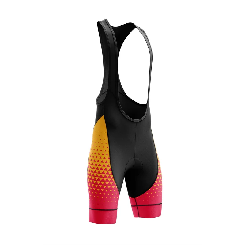 Men's Yellow Gradient Cycling Jersey or Bibs