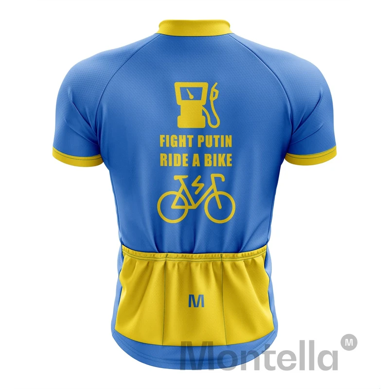 Support Ukraine Cycling Jersey or Bibs