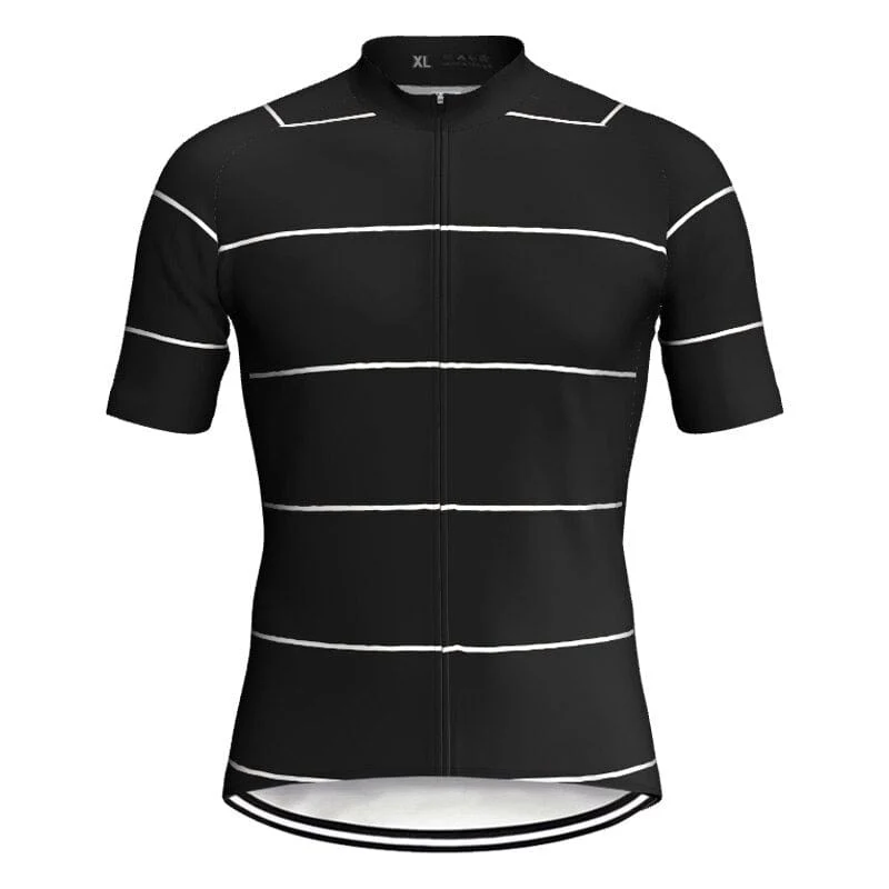 Men's Black Cycling Jersey