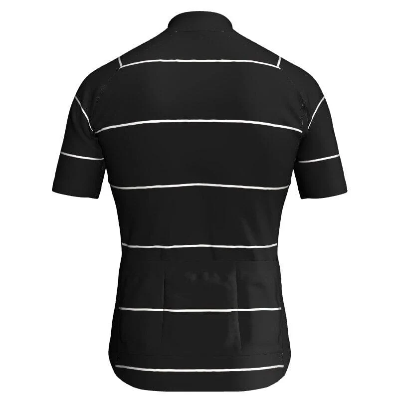 Men's Black Cycling Jersey