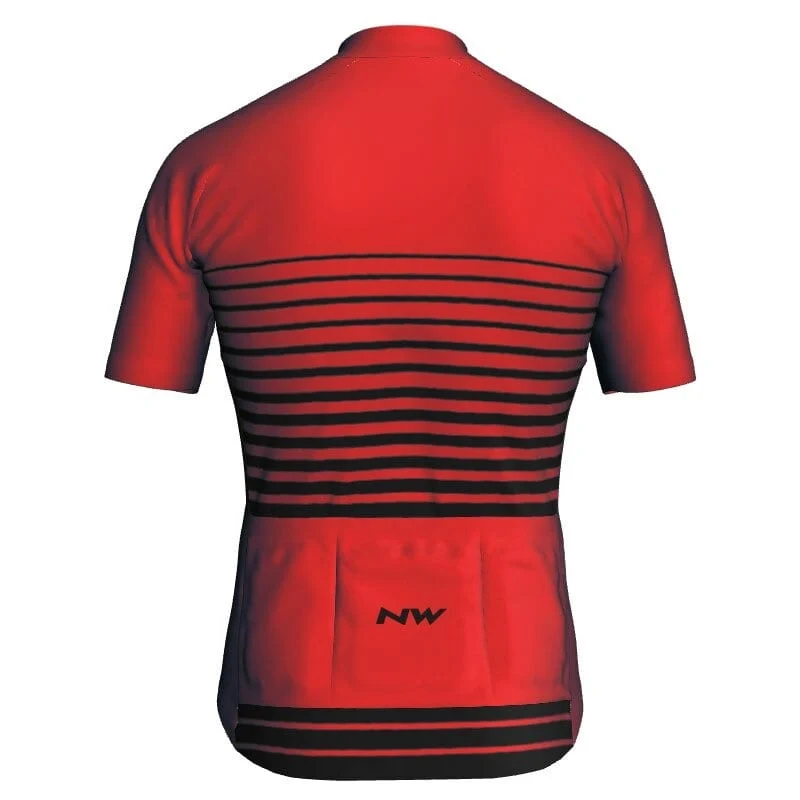 Men's Red Lines Cycling Jersey