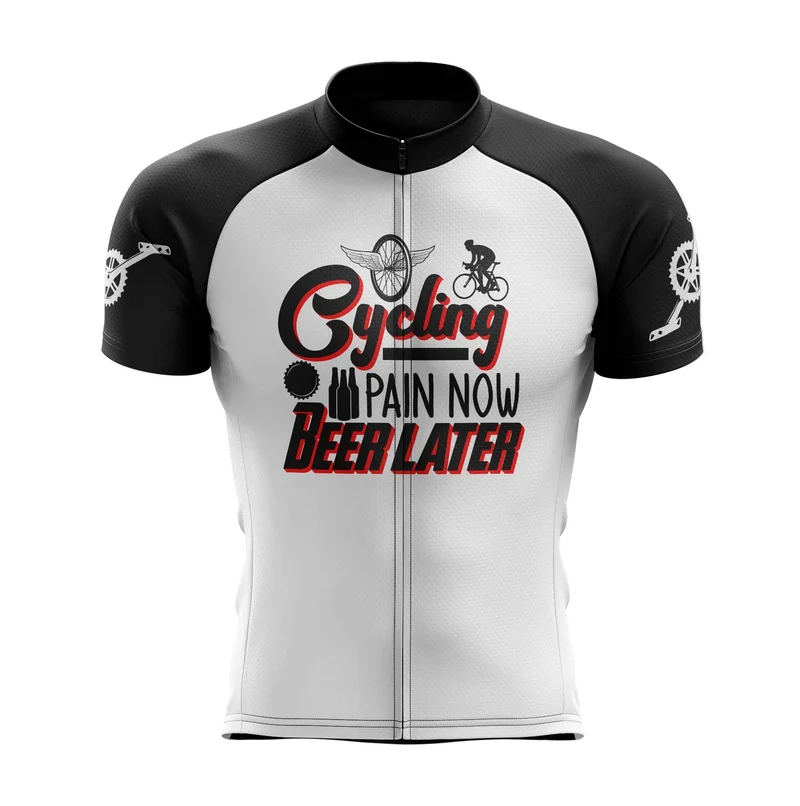Men's Beer Later Cycling Jersey