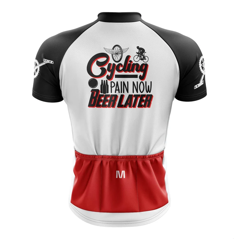 Men's Beer Later Cycling Jersey