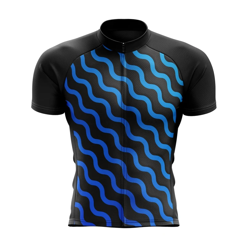 Men's Blue Waves Cycling Jersey