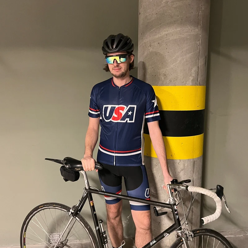 USA Blue Cycling Jersey