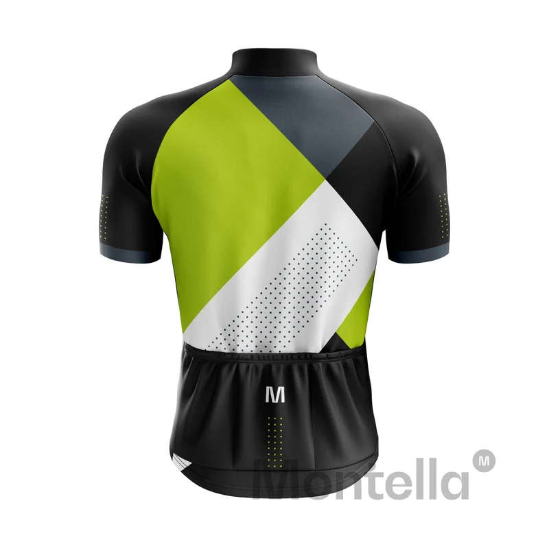 Men's Green Flex Cycling Jersey or Bibs
