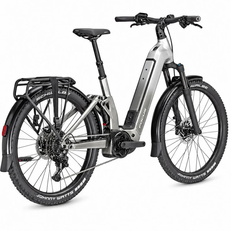 FOCUS AVENTURA² FS 6.7 Wave E-Trekkingbike 27,5 Zoll 800 Wh Silver Größe S
