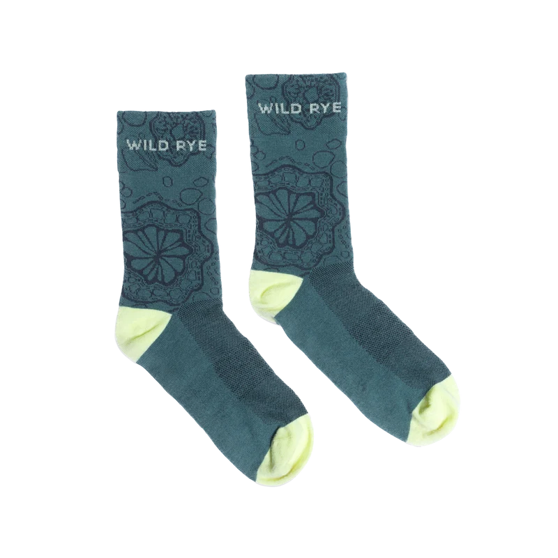 Wild Rye Bike Socks 6"