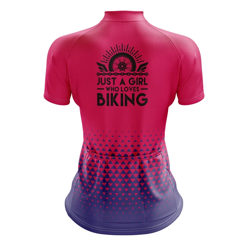 Cycling Girl Quote Mom Jersey