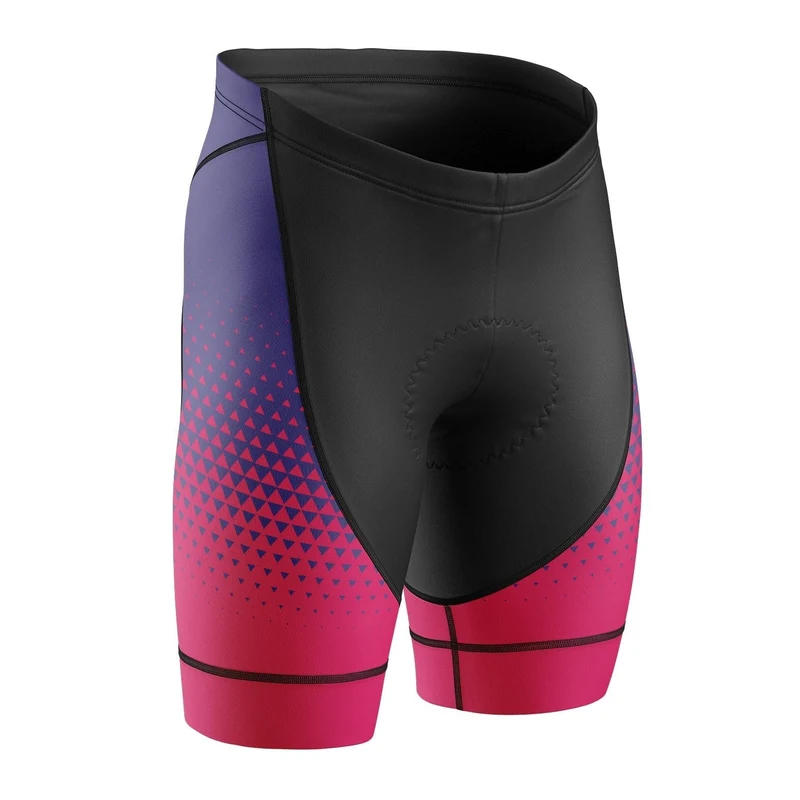 Women Pink Gradient Cycling Shorts