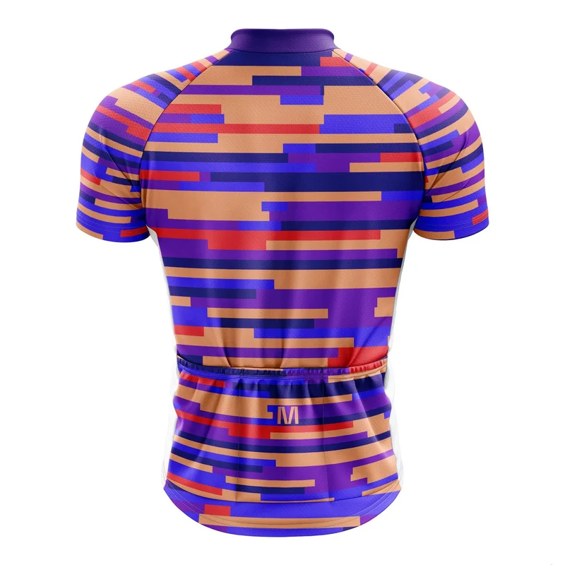 Purple Lines Cycling Jersey