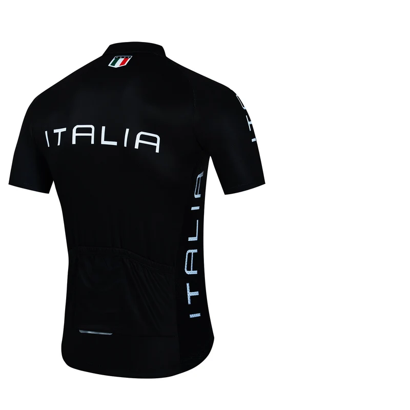 Italian Black Cycling Jersey