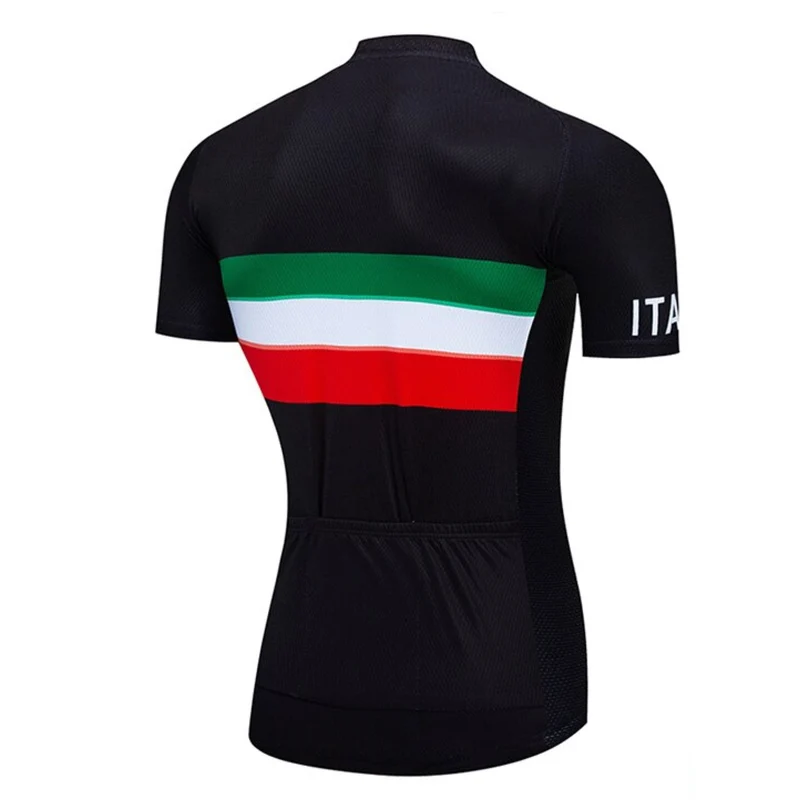Italy Black Cycling Jersey