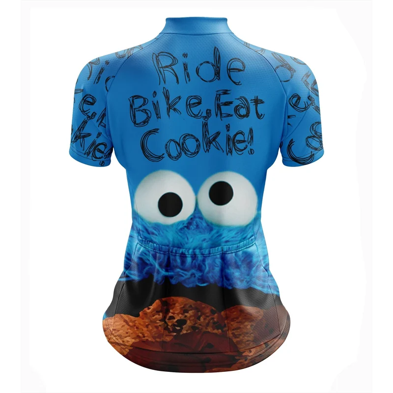 Women Cookie Monster Cycling Jersey