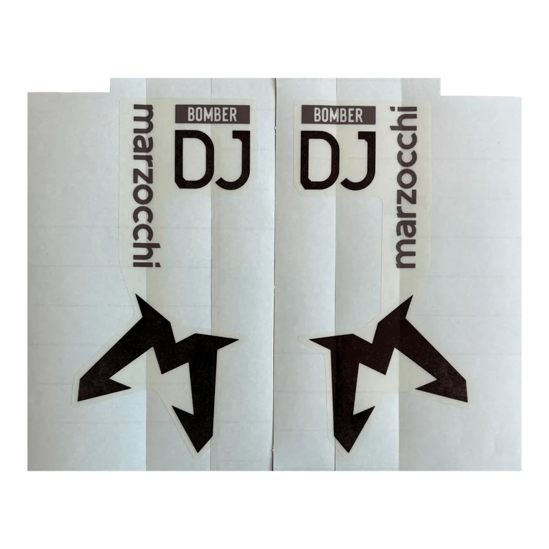 2024 Marzocchi Bomber DJ Decal | Gloss Clear