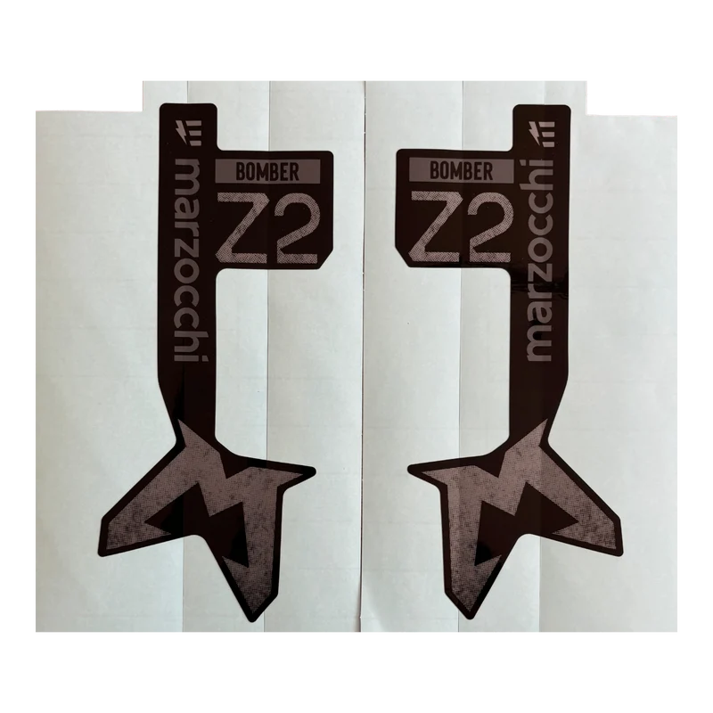 2024 Marzocchi Bomber Z2 E-Opt Decal | Neutral / Gloss Black