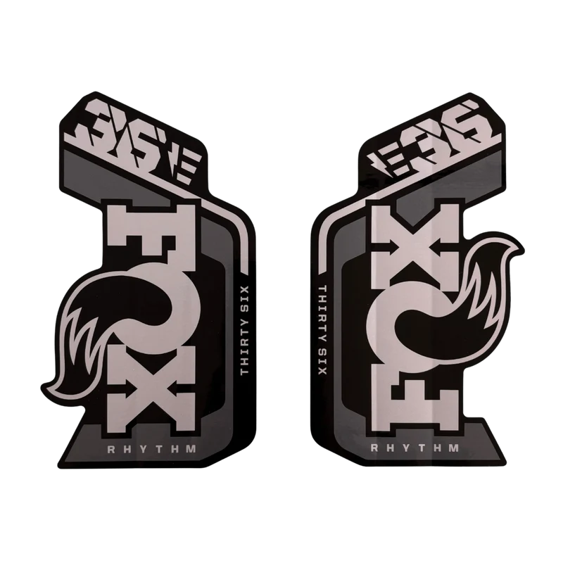 2024 FOX 36 Rhythm E-Opt Decal | Gloss Black