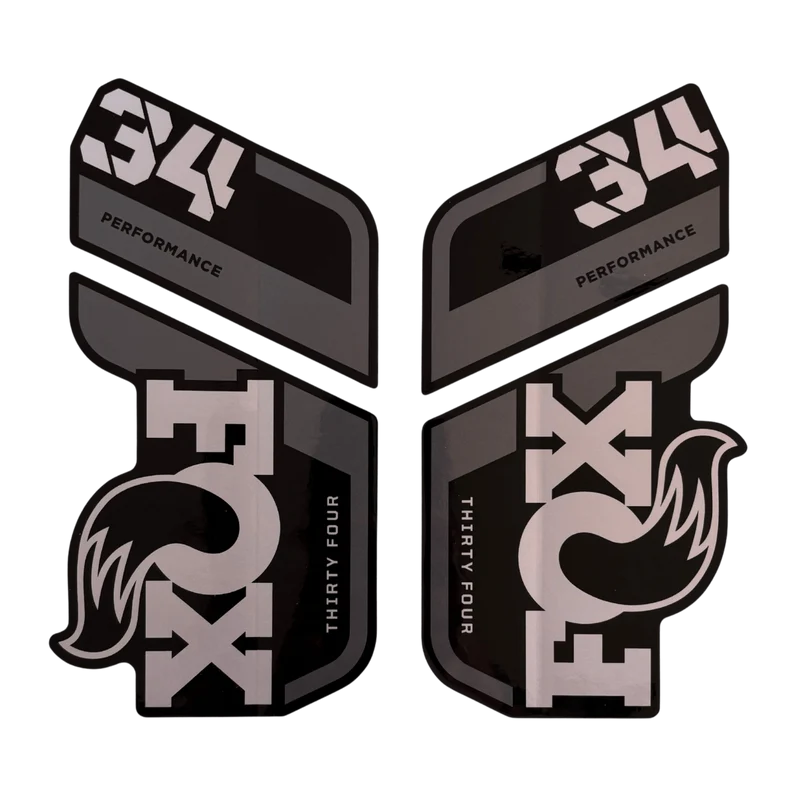 2022 FOX 34 Performance Decal | Gloss Black