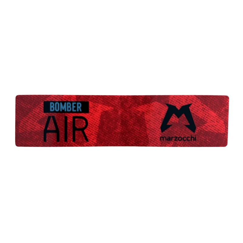 2024 Marzocchi Bomber Air Decal | Gloss Black / Red