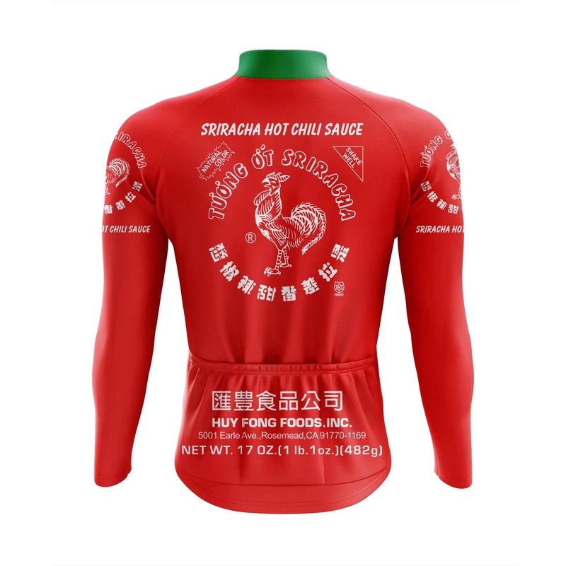 Men's Sriracha Long Sleeve Cycling Jersey