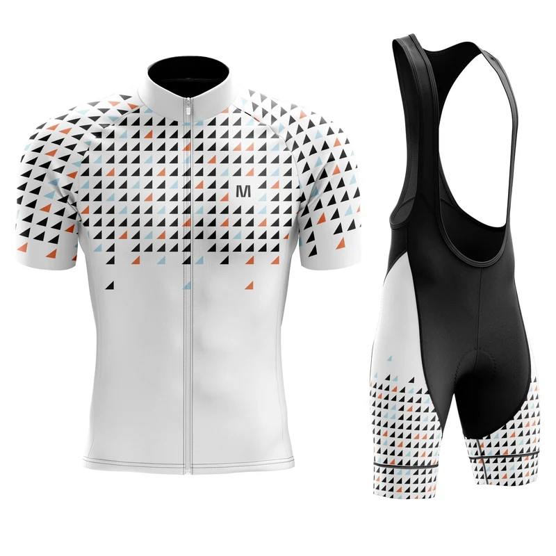 Men's White Cycling Jersey or Bibs