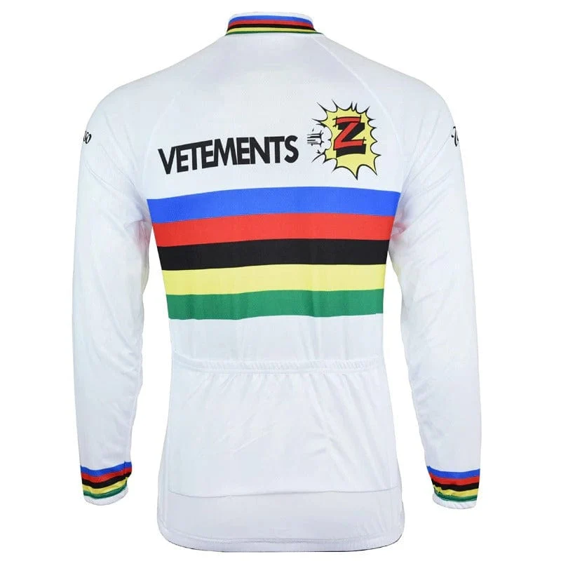 Vetements Retro Long Sleeve Cycling Jersey