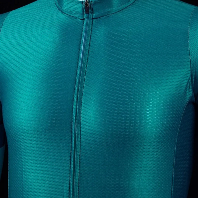 Turquoise Color Intense Cycling Jersey