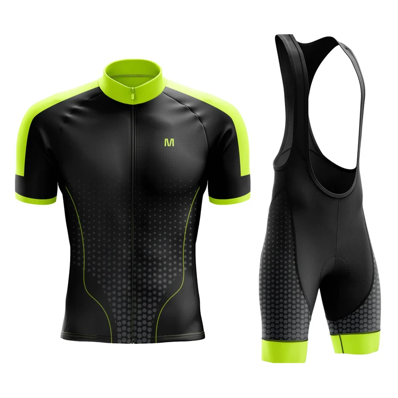 Men's Black Cycling Jersey or Bibs