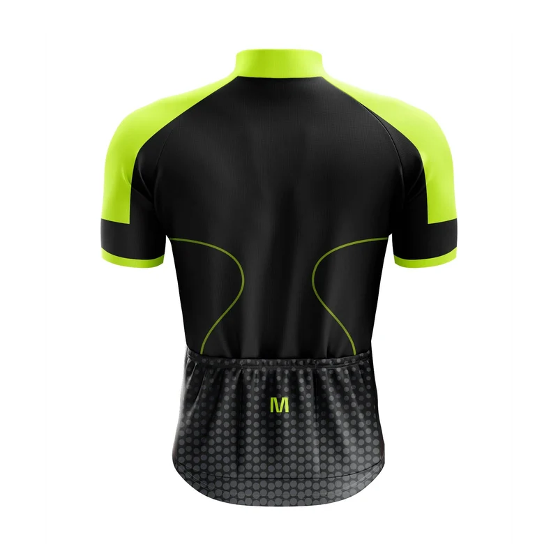 Men's Black Cycling Jersey
