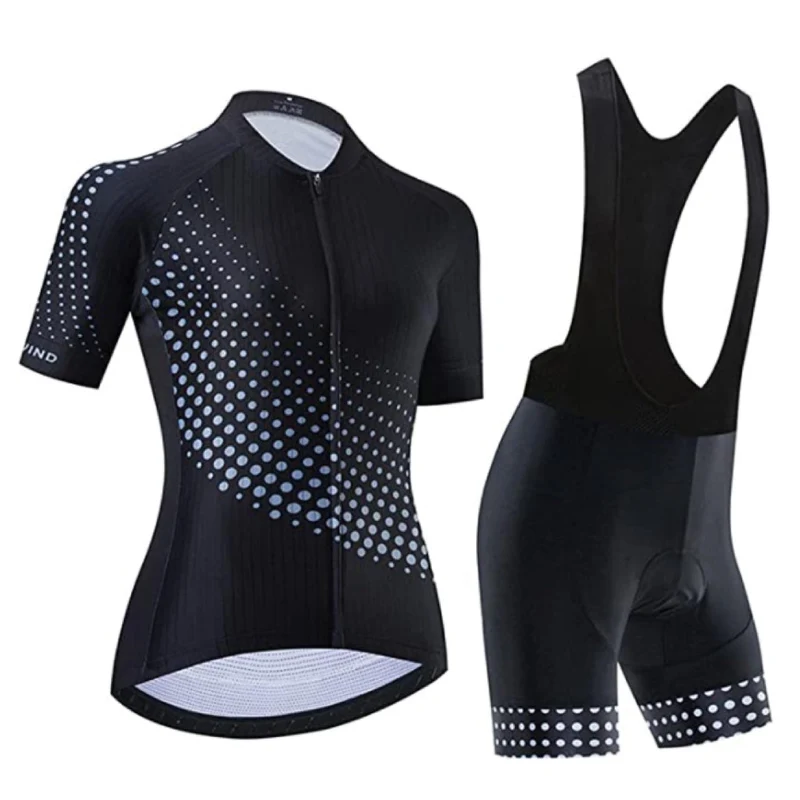 Women's Black Cycling Jersey or Bibs