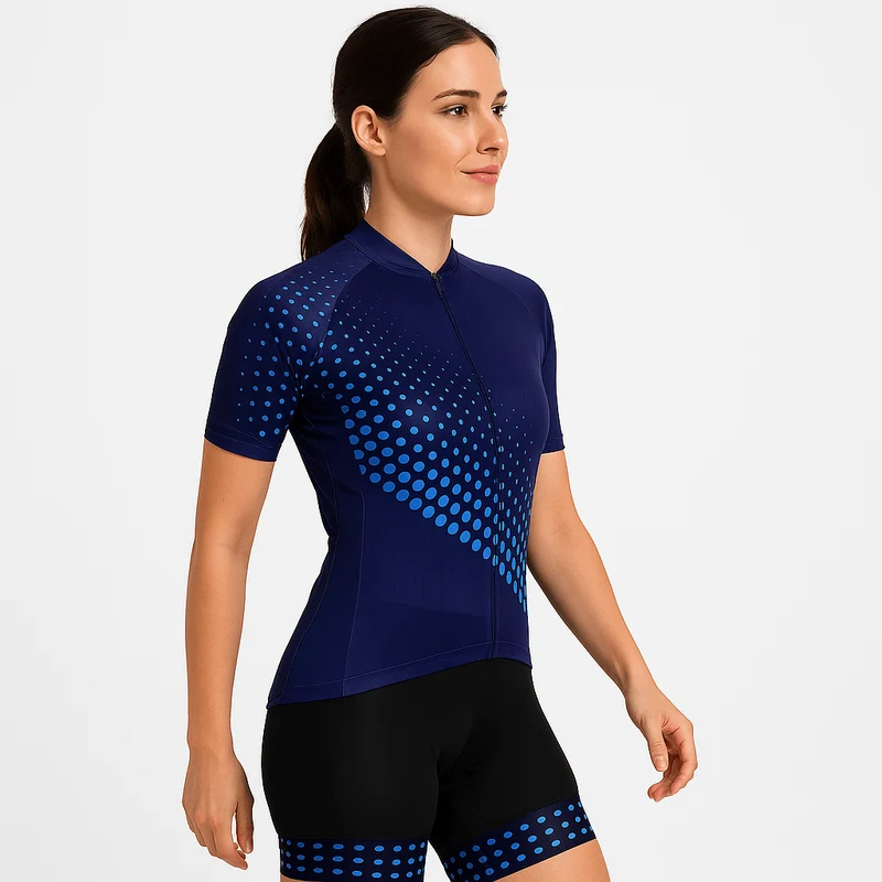 Women's Blue Cycling Jersey or Shorts