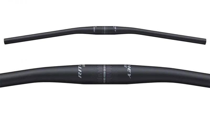 Ritchey WCS 2X Flat Lenker 31,8 mm, 740 mm breit, +/-5 mm Rise, 9° Backsweep, Aluminium 7050, ideal für 29er MTBs, Farbe: Blatte Black