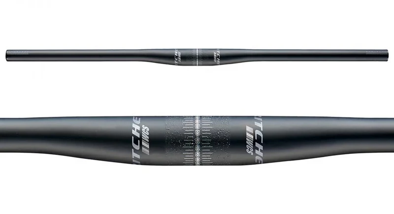 Ritchey WCS 2X Flat Lenker 31,8 mm, 740 mm breit, +/-5 mm Rise, 9° Backsweep, Aluminium 7050, ideal für 29er MTBs, Farbe: Blatte Black