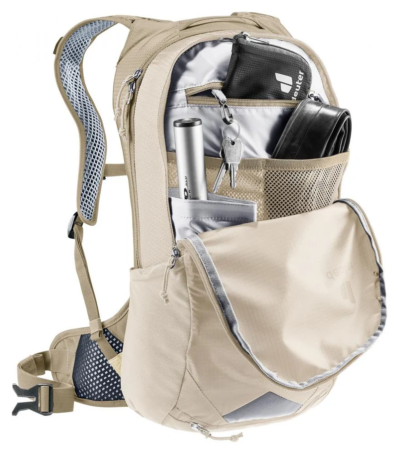 Deuter Race Air 10 Fahrradrucksack - Extrem leicht, 10L, bikespezifisch, alu-greystone