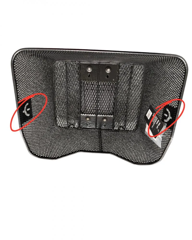 Retoure: XLC Carry More BA-B04 Fahrradkorb  schwarz, 415x324x215mm, inkl. Adapterplatte, für XLC Systemgepäckträger, max. 25kg Belastung