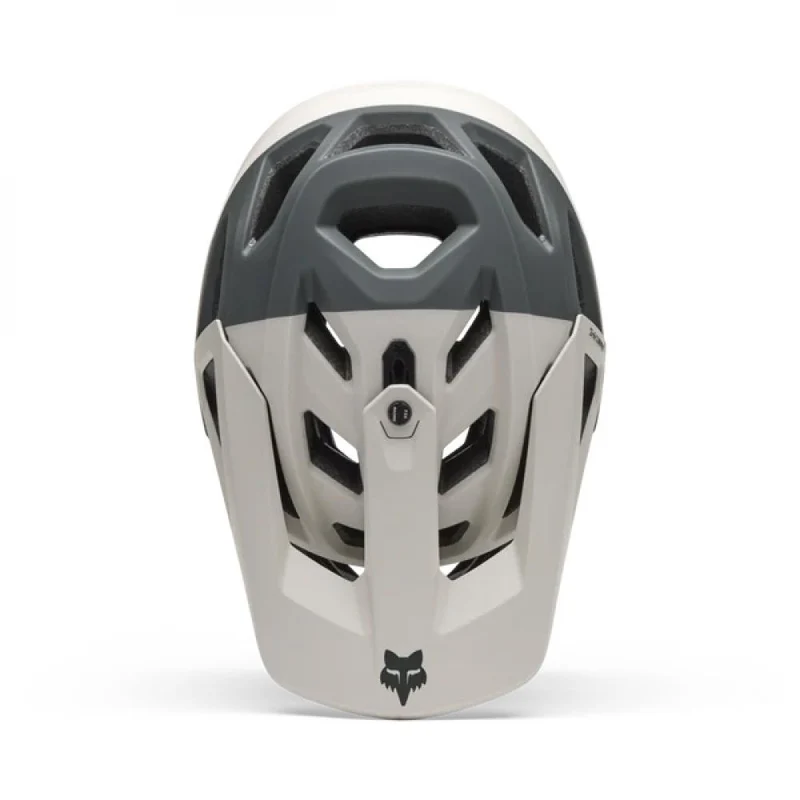 Fox Proframe RS Sol Full-Face MTB-Helm Vintage White Gr.L (59-63cm) - MIPS Integra Split, BOA, Fidlock, GoPro-Mount