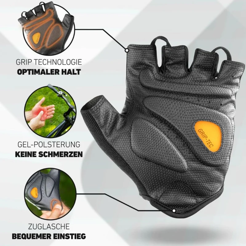 Valkental Handschuhe BikeRider Advanced XXL Grau reflektierend