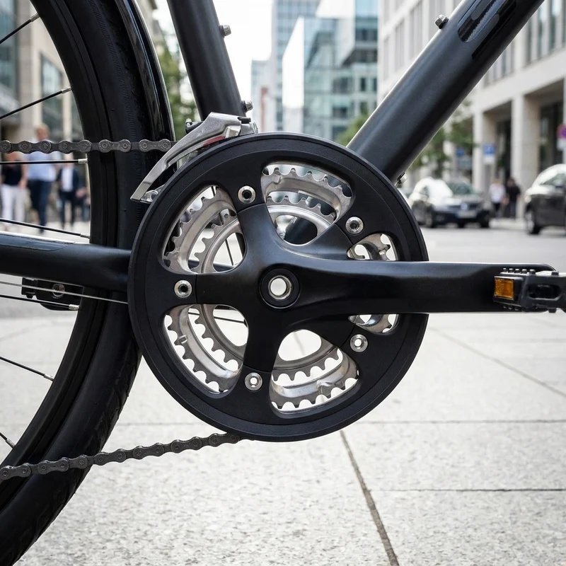 SHIMANO Kettenschutzring FC-S501 - 42 Zähne, Schwarz